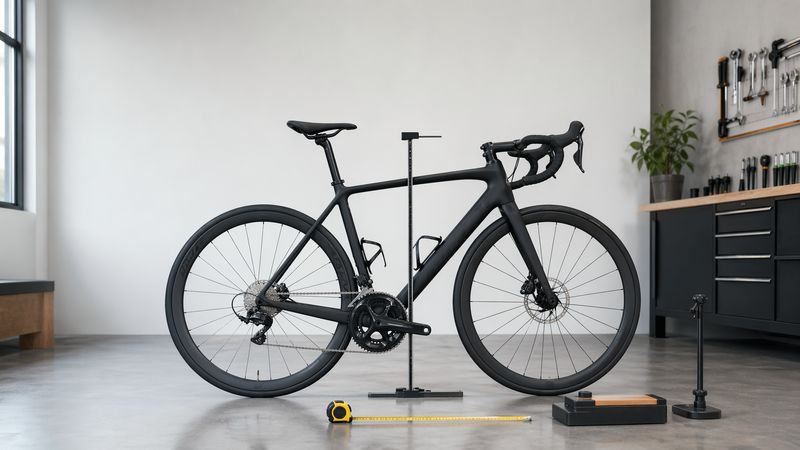 Road bike fit studio setup